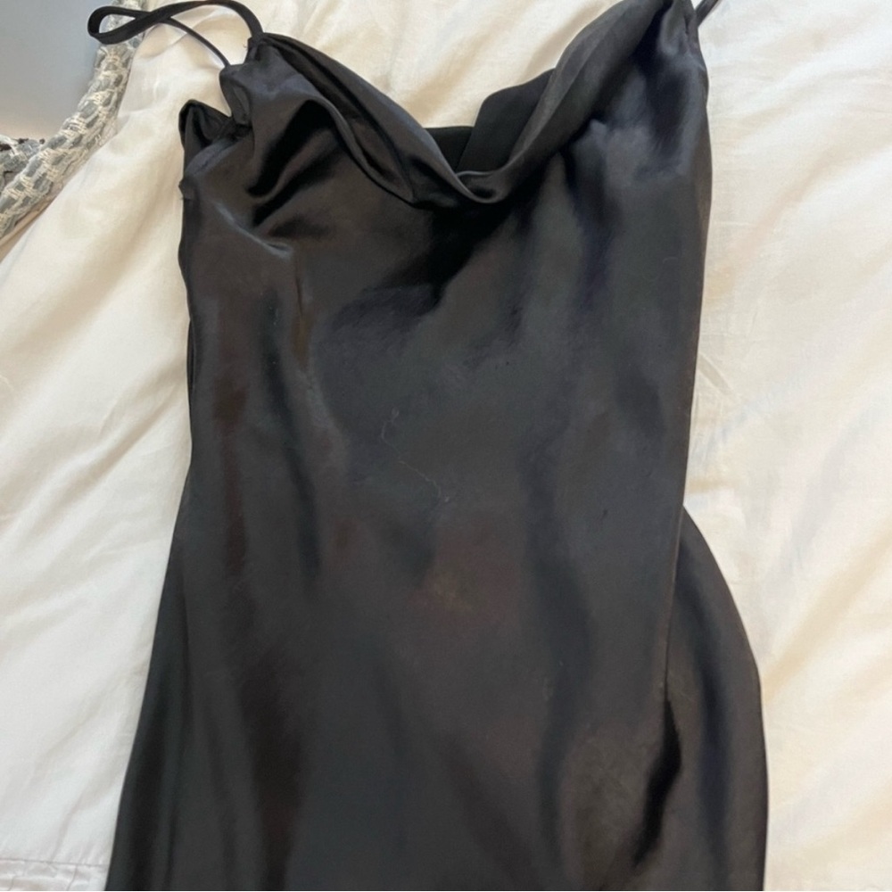 Motel rocks x Urban Outfitters black slip dress